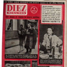 Coleccionismo de Revista Diez Minutos: REVISTA DIEZ MINUTOS, 1960, Nº 445, ALEJANDRA DE KENT, PAMELA LESLIE, CRIMEN DE ARLETTE. Lote 31966186