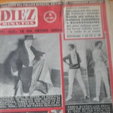 Coleccionismo de Revista Diez Minutos: DIEZ MINUTOS Nº 399 1959 - LIZ TAYLOR, AGA KHAN, TIBET, ?CARRERA ESPACIAL, VER +