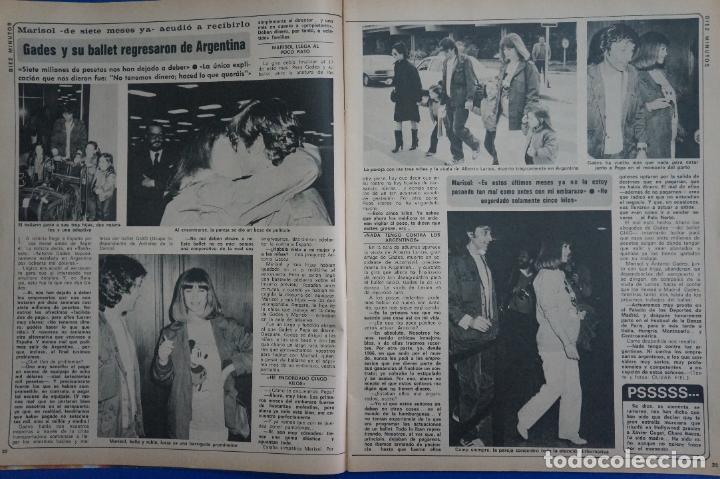 Coleccionismo de Revista Diez Minutos: RECORTE REPORTAJE DE CLIPPING DE MARISOL Y ANTONIO GADES REVISTA DIEZ MINUTOS N&ordm; 1548 PAG 22-23