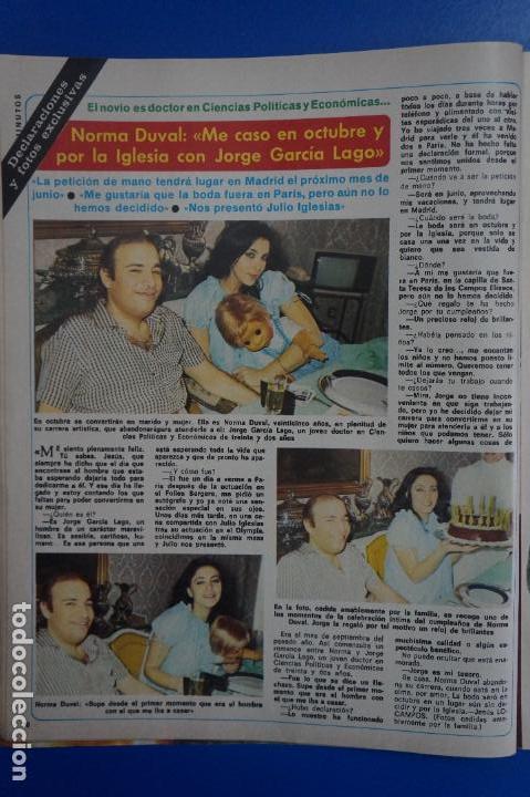 Collection Magazine Diez Minutos: RECORTE REPORTAJE DE CLIPPING NORMA DUVAL JORGE GARCIA LAGO REVISTA DIEZ MINUTOS N&ordm; 1548 PAG 30