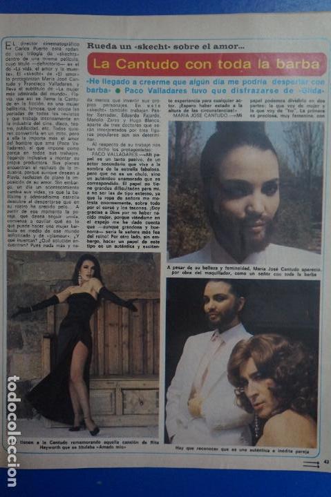 Collection Magazine Diez Minutos: RECORTE REPORTAJE DE CLIPPING DE MARIA JOSE CANTUDO REVISTA DIEZ MINUTOS N&ordm; 1548 PAG 43-44