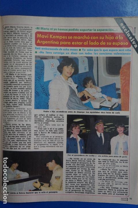 Collection Magazine Diez Minutos: RECORTE REPORTAJE DE CLIPPING DE MAVI KEMPES REVISTA DIEZ MINUTOS N&ordm; 1548 PAG 73-74