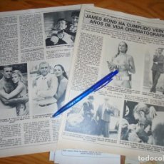 Coleccionismo de Revista Diez Minutos: RECORTE : URSULA ANDRESS : JAMES BOND CUMPLE 21 AÑOS. DIEZ MINUTOS, EXTRA VERANO 1984 ()