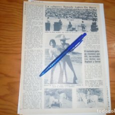 Coleccionismo de Revista Diez Minutos: RECORTE : UN CHARRO LLAMADO ANDRES DO BARRO. DIEZ MINUTOS, ABRIL 1972 ()