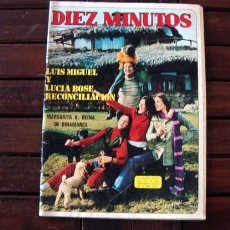 Coleccionismo de Revista Diez Minutos: DIEZ MINUTOS / MIGUEL BOSE, LUCIA, RAFFAELLA CARRA, ROCIO JURADO, CARMEN SEVILLA, SARA MONTIEL. Lote 216391021