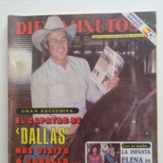 Coleccionismo de Revista Diez Minutos: DIEZ MINUTOS NUM 1597 3 ABRIL 1982. DALLAS, INFANTA ELENA. Lote 220565681