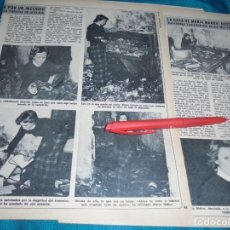 Coleccionismo de Revista Diez Minutos: RECORTE : INCENDIO EN LA CASA DE MARIA MAHOR. DIEZ MINUTOS, NOVMRE 1973