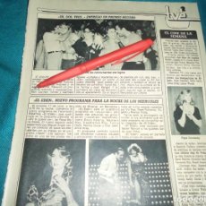 Coleccionismo de Revista Diez Minutos: RECORTE : UN, DOS, TRES,,, ENTREGO PREMIO RECORD . DIEZ MINUTOS, JUNIO 1987 (#)
