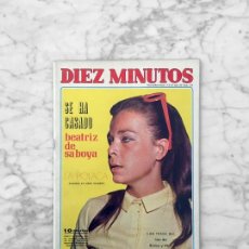 Coleccionismo de Revista Diez Minutos: DIEZ MINUTOS - 1970 - BEATRIZ DE SABOYA, JUAN PARDO, MARISOL, ERIKA RAPHAEL, LA POLACA