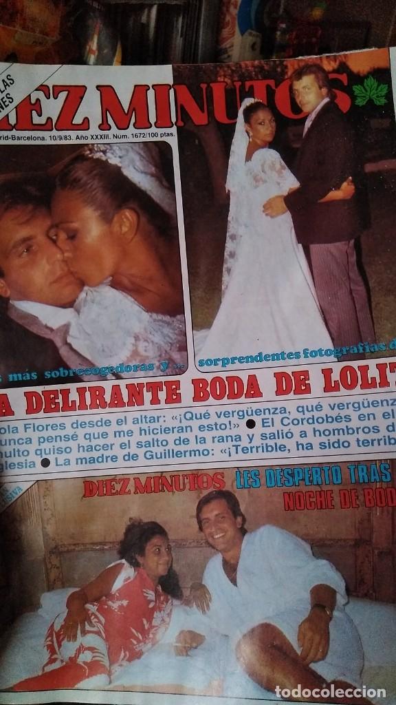 revista diez minutos 1672 año 1983 boda lolita - Compra venta en  todocoleccion