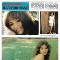 Coleccionismo de Revista Diez Minutos: JACQUELINE BISSET: GRAN REPORTAJE GRÁFICO DE LOS PRIMEROS AÑOS 70. Lote 282593998