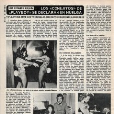 Coleccionismo de Revista Diez Minutos: CONEJITAS DE PLAYBOY: REPORTAJE GRÁFICO. AÑOS 70