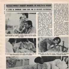 Coleccionismo de Revista Diez Minutos: NATALIE WOOD Y ROBERT WAGNER: REPORTAJE GRÁFICO. AÑOS 70