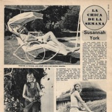 Coleccionismo de Revista Diez Minutos: SUSANNAH YORK: REPORTAJE GRÁFICO. AÑOS 70