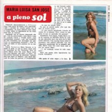 Coleccionismo de Revista Diez Minutos: MARÍA LUISA SAN JOSÉ: REPORTAJE GRÁFICO. AÑOS 70