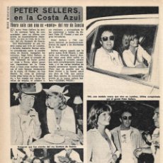 Coleccionismo de Revista Diez Minutos: PETER SELLERS: REPORTAJE GRÁFICO. AÑOS 70