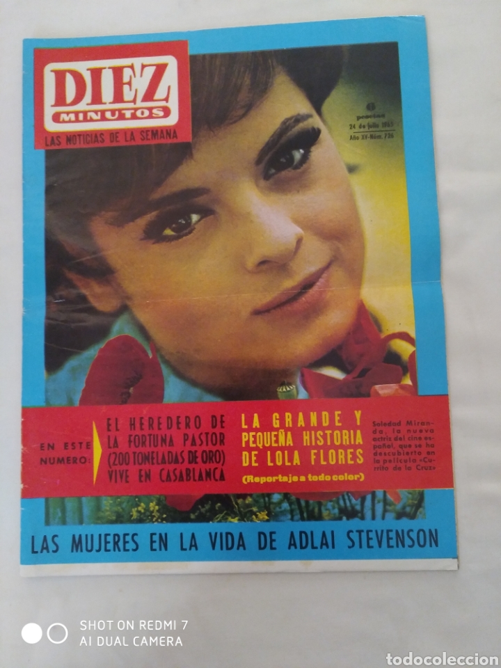Coleccionismo de Revista Diez Minutos: Revista Diez minutos num.726,John Lennon, Lola Flores, Antonio Ordóñez - Foto 1 - 288535538