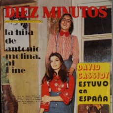 Coleccionismo de Revista Diez Minutos: REVISTA DE DIEZ MINUTOS Nº 1125 DE1973- LA HIJA DE ANTONIO MOLINA AL CINE- ANGELA MOLINA. 15 PTAS.. Lote 328068838
