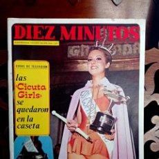 Coleccionismo de Revista Diez Minutos: REVISTA DIEZ MINUTOS Nº 1107, NOVIEMBRE 1972. NUEVA MISS ESPAÑA. POSTER DE MARLON BRANDO. Lote 363022680