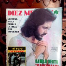 Coleccionismo de Revista Diez Minutos: REVISTA DIEZ MINUTOS Nº 1262, NOVIEMBRE 1975. CAMILO SESTO SUPERSTAR. POSTER CAMILO SESTO.. Lote 363022855