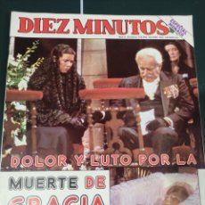 Coleccionismo de Revista Diez Minutos: DIEZ MINUTOS MUERTE DE GRACE KELLY BÁRBARA REY CHISPITA