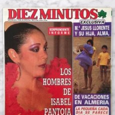 Coleccionismo de Revista Diez Minutos: DIEZ MINUTOS - 1988 ISABEL PANTOJA - JULIO IGLESIAS - INMA DE SANTIS - ANGEL FISCHER
