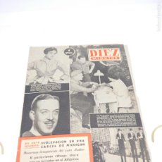 Coleccionismo de Revista Diez Minutos: M69 REVISTA DIEZ MINUTOS 4 DE MAYO 1952 Nº 36 1 PTA