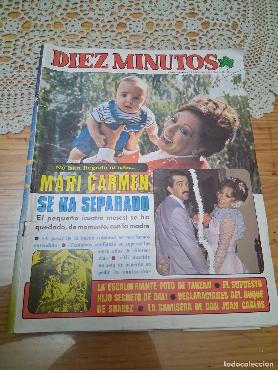 Coleccionismo de Revista Diez Minutos: Revista diez minutos 1556 Carmen Maura Dal&iacute; Duque de Su&aacute;rez