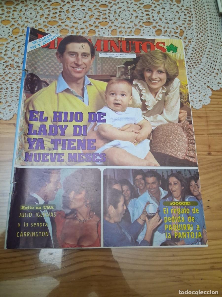 Coleccionismo de Revista Diez Minutos: diez minutos 1648 Lady Di Julio Iglesias Paquirri Isabel Pantoja Joan Collins Alexis Dinast&iacute;a