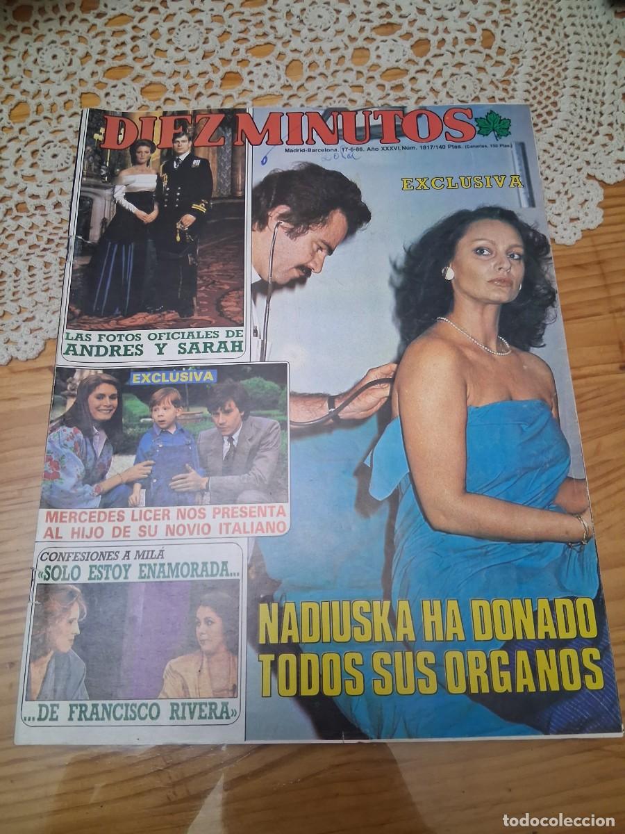 Coleccionismo de Revista Diez Minutos: Revista diez minutos 1817 Mercedes Licer Andres Sarah Francisco Rivera