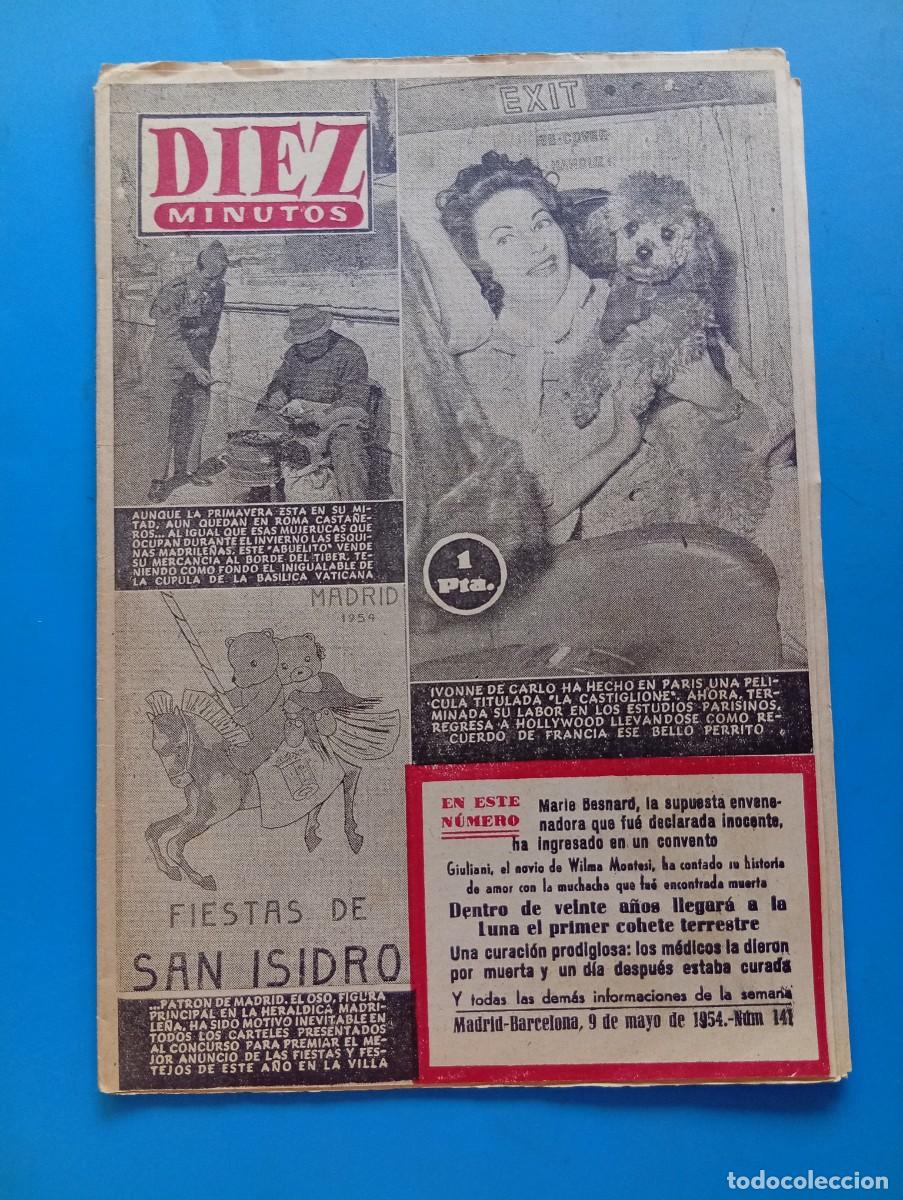 Collection Magazine Diez Minutos: REVISTA DIEZ MINUTOS. N&ordm; 141. A&Ntilde;O 1954. GINEBRA. MUSEO DE HISTORIA NATURAL DE NUEVA YORK..... LEER.