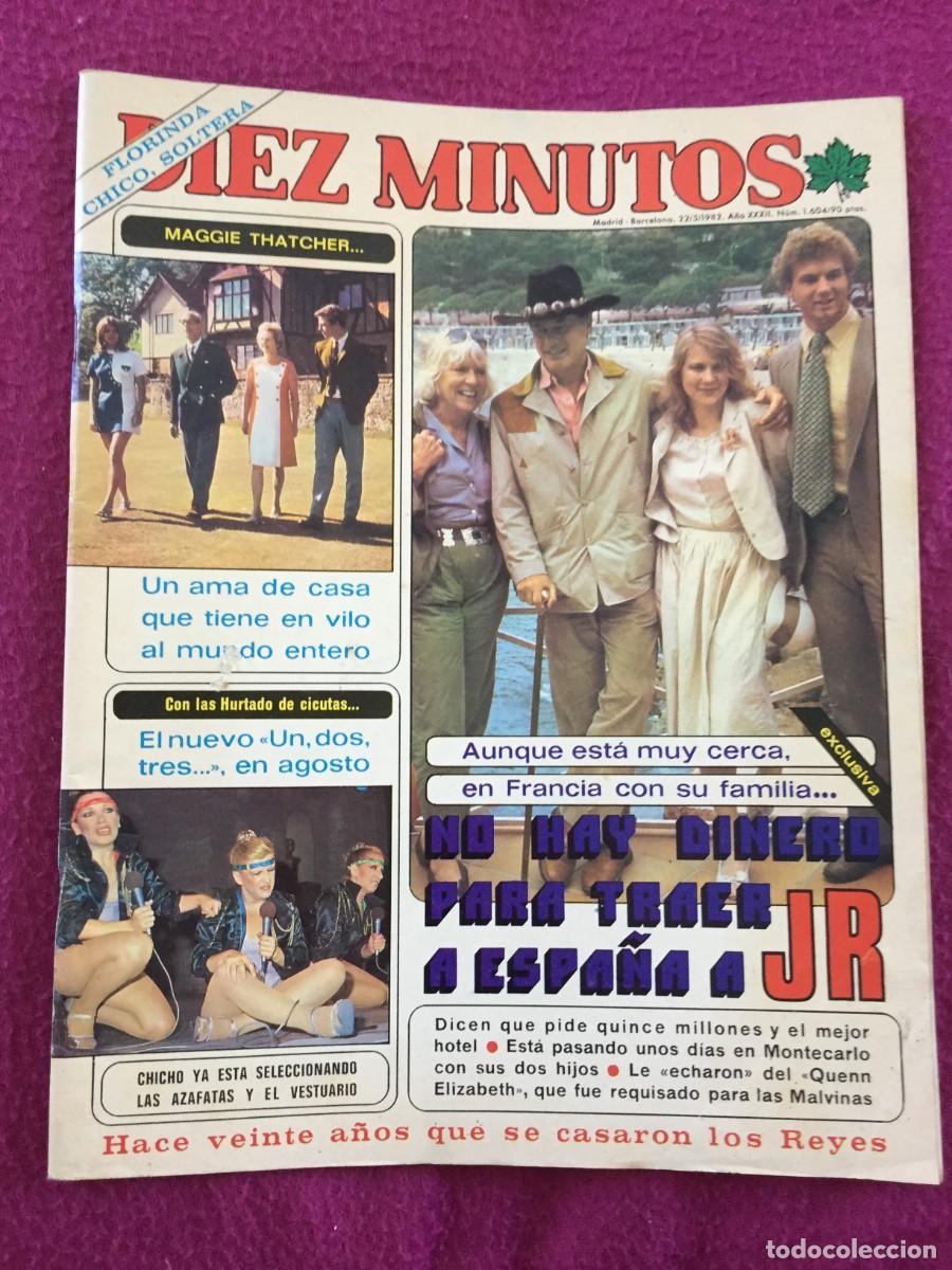 Coleccionismo de Revista Diez Minutos: REVISTA DIEZ MINUTOS 1982 - NUEVO PROGRAMA UN DOS TRES - SERIE DALLAS - PAUL Y RINGO (BEATLES) ...