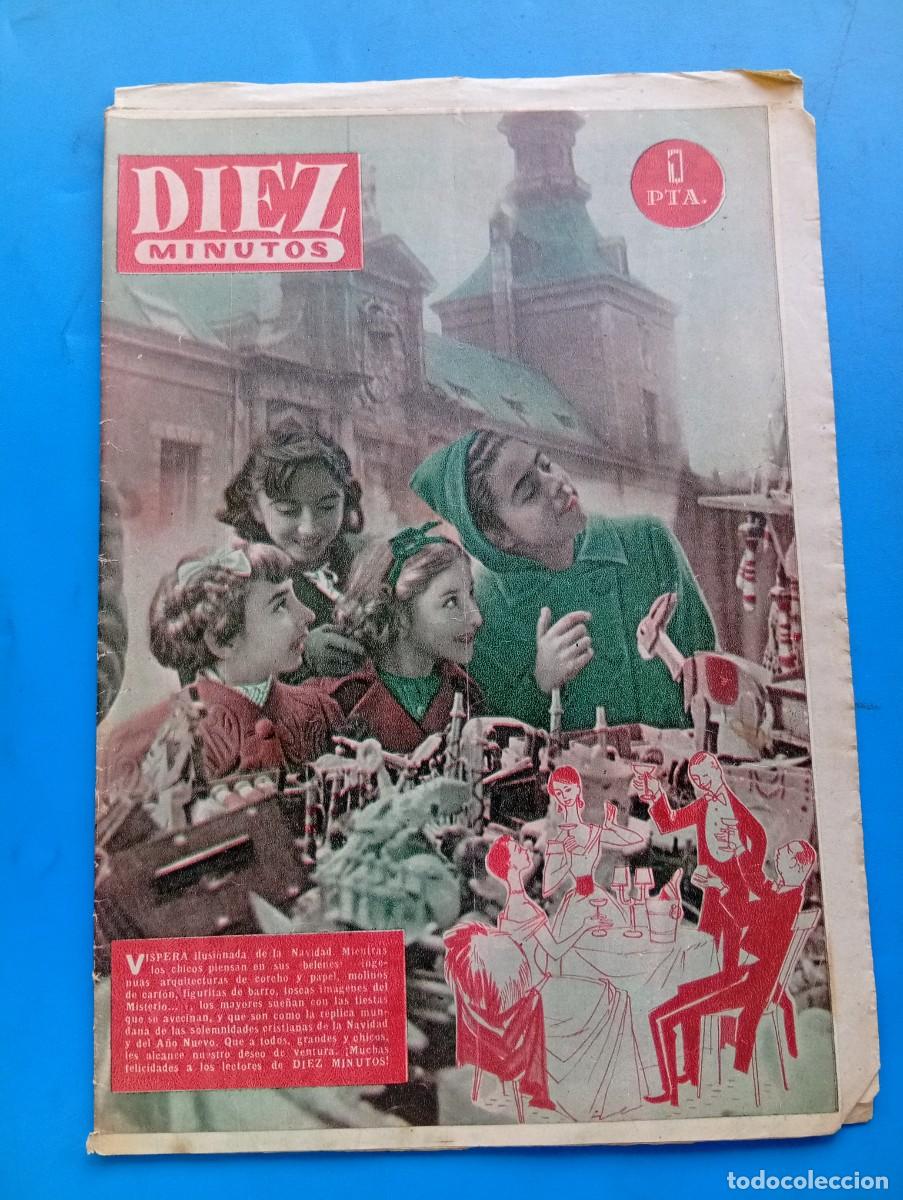 Coleccionismo de Revista Diez Minutos: REVISTA DIEZ MINUTOS. N&ordm; 121. A&Ntilde;O 1953. MARIA BESNARD ANTE LA JUSTICIA. MARTHE ROBIN. BOMBA... LEER.