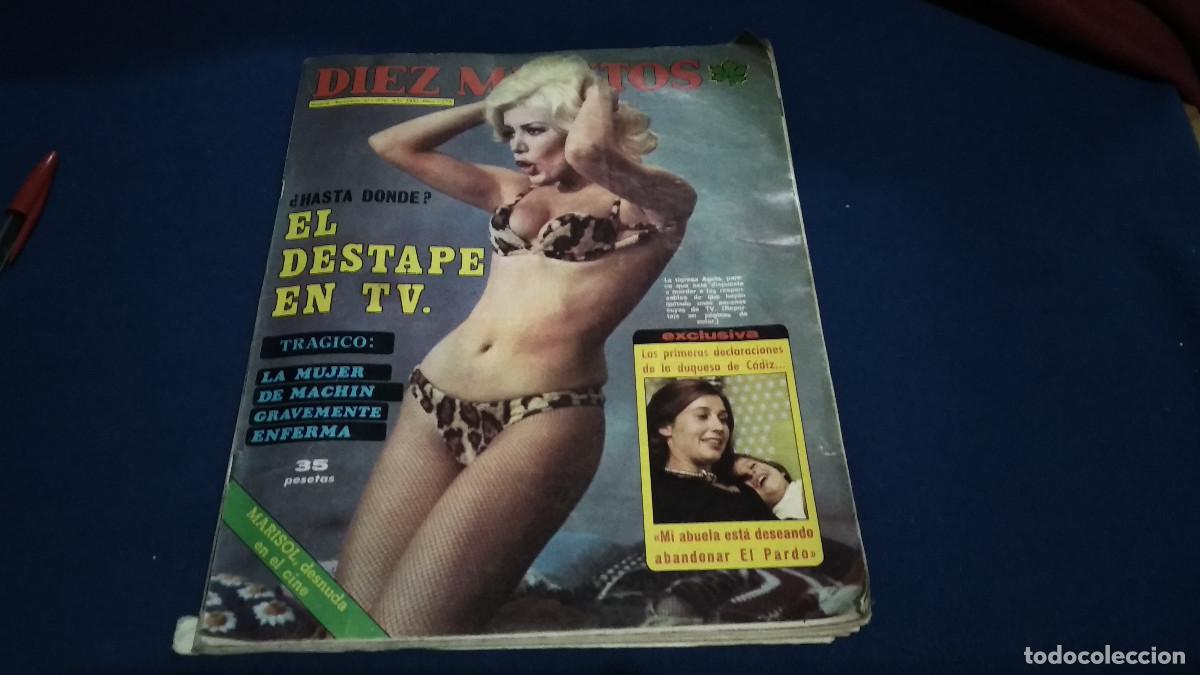 Coleccionismo de Revista Diez Minutos: Revista Diez Minutos n&ordm; 1275 Agata Lys Marisol Sylvia Kristel Massiel Lina Morgan Maria Salerno 1976