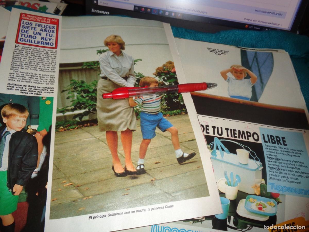 Coleccionismo de Revista Diez Minutos: RECORTE : LADY DI, CON SU HIJO GUILLERMO. DIEZ MINUTOS, JUNIO 1989