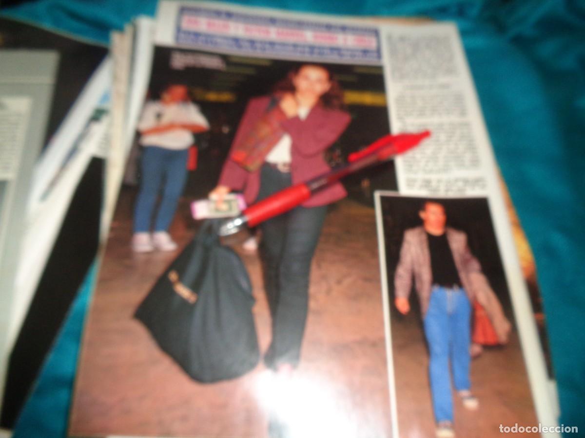 Coleccionismo de Revista Diez Minutos: RECORTE : ANA BELEN Y VICTOR MANUEL RUMBO A CHILE. DIEZ MINUTOS, JUNIO 1989