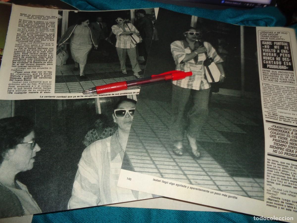 Coleccionismo de Revista Diez Minutos: RECORTE : ISABEL PANTOJA NO SE VUELVE A ENAMORAR. DIEZ MINUTOS, JUNIO 1989
