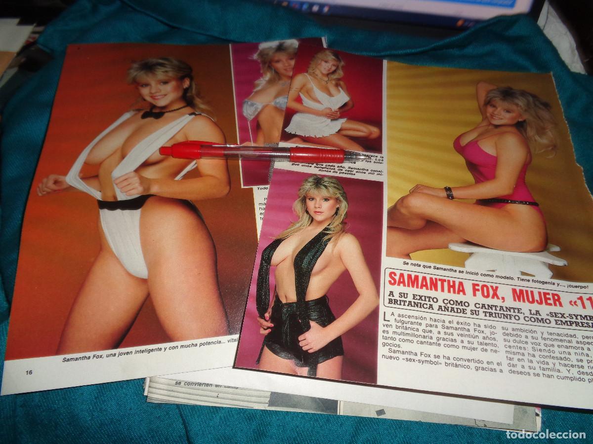 Collection Magazine Diez Minutos: RECORTE : SAMANTHA FOX, MUJER 11. DIEZ MINUTOS, ABRIL 1988