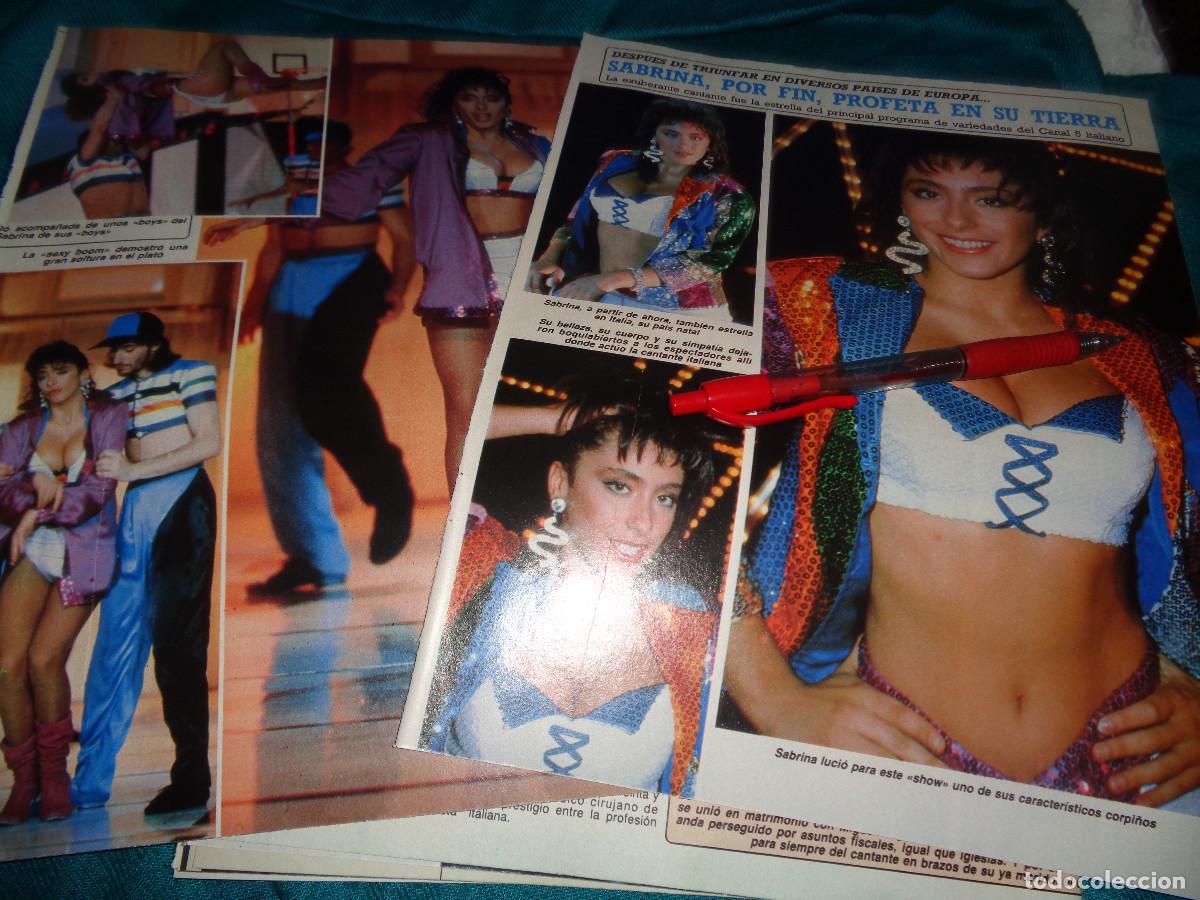 Sammeln von Zeitschriften Diez Minutos: RECORTE : SABRINA, TRIUNFA EN SU PAIS. DIEZ MINUTOS, ABRIL 1988