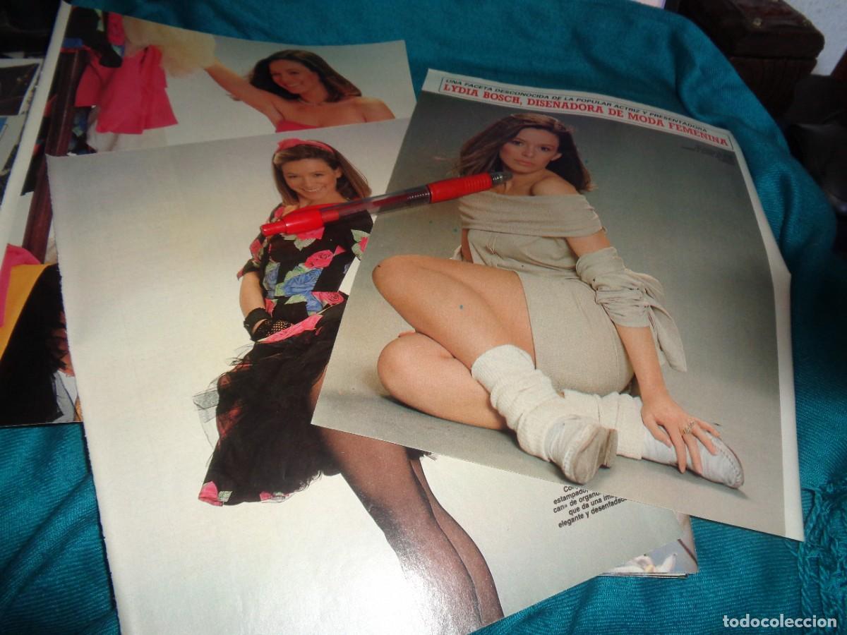 Coleccionismo de Revista Diez Minutos: RECORTE : LYDIA BOSCH, DISE&Ntilde;ADORA DE MODA FEMENINA. DIEZ MINUTOS, MAYO 1988