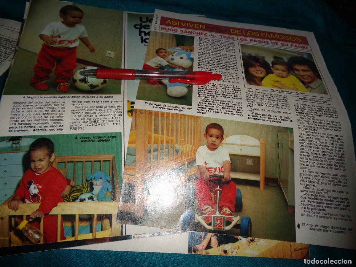 Coleccionismo de Revista Diez Minutos: RECORTE : HUGO SANCHEZ EN FAMILIA. DIEZ MINUTOS, NOVBR 1985