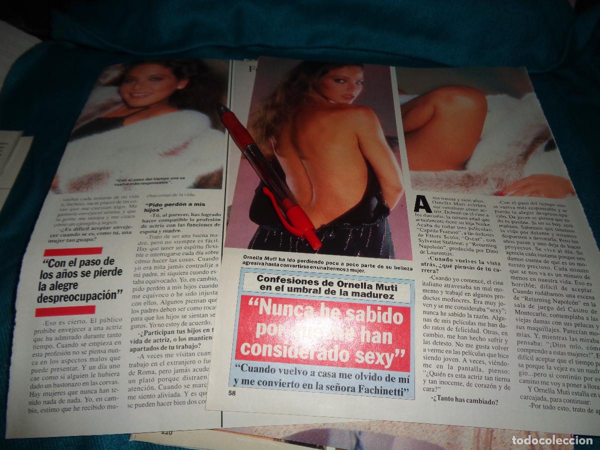 Collection Magazine Diez Minutos: RECORTE : CONFESIONES DE ORNELLA MUTI. DIEZ MINUTOS, JUNIO 1991