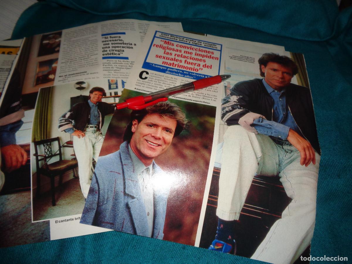 Coleccionismo de Revista Diez Minutos: RECORTE : ENTREVISTA CON CLIFF RICHARD. DIEZ MINUTOS, JUNIO 1991