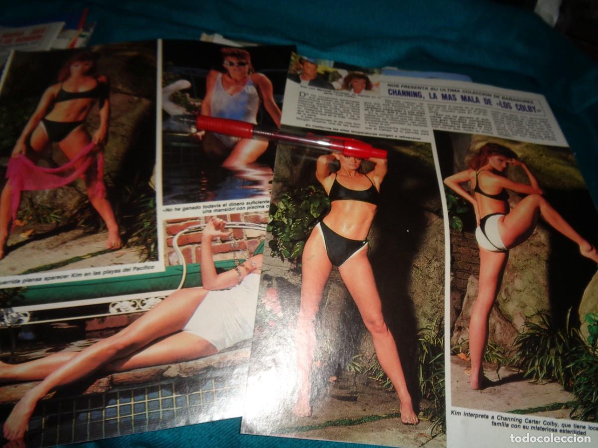 Colecionismo da Revista Diez Minutos: RECORTE : CHANNING, LA MALA DE LOS COLBY, COLECCION DE BA&Ntilde;ADORES. DIEZ MINUTOS, MARZO 1988