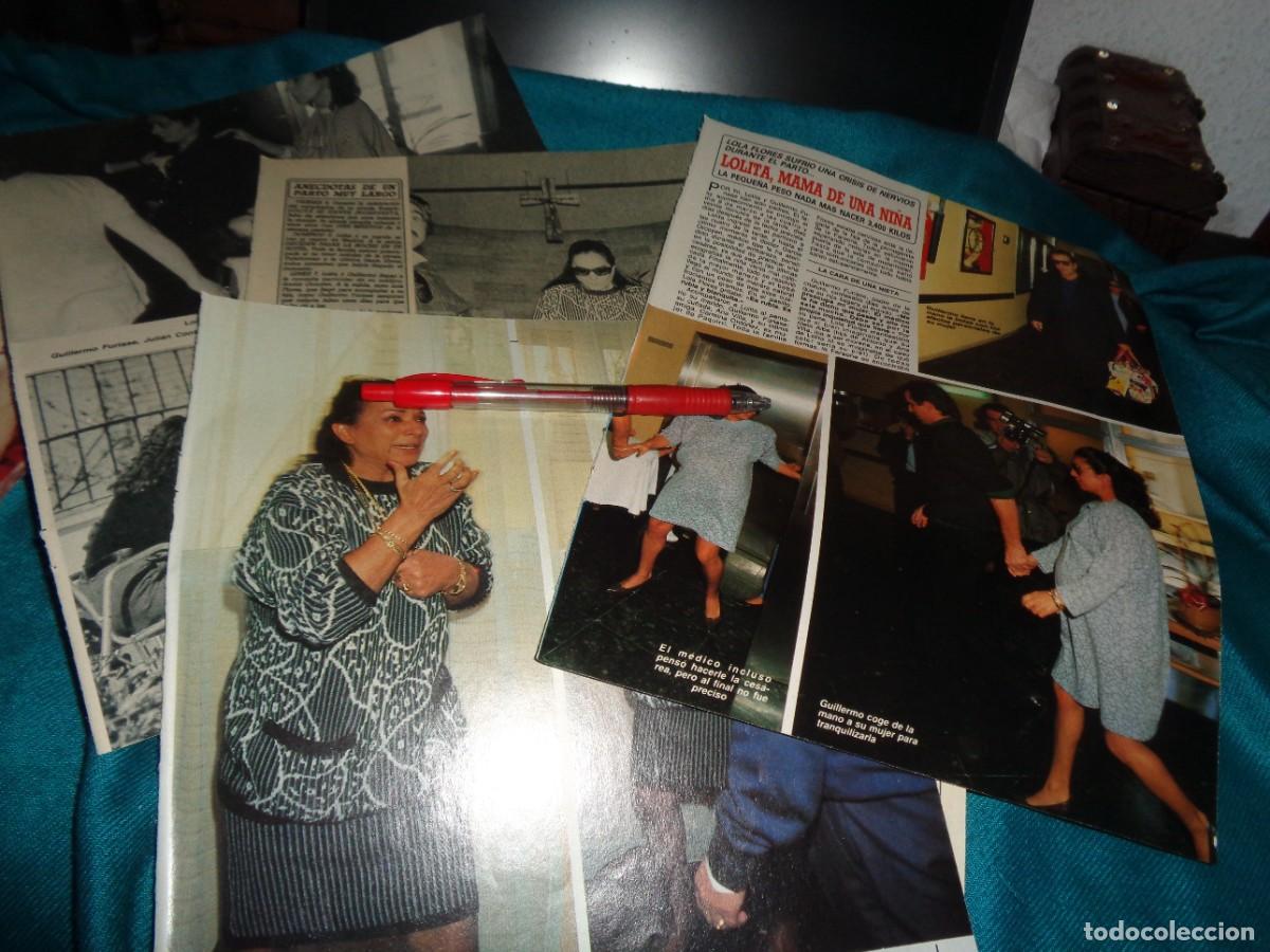 Coleccionismo de Revista Diez Minutos: RECORTE : LOLITA, MADRE DE UNA NI&Ntilde;A. LOLA FLORES. DIEZ MINUTOS, MARZO 1988