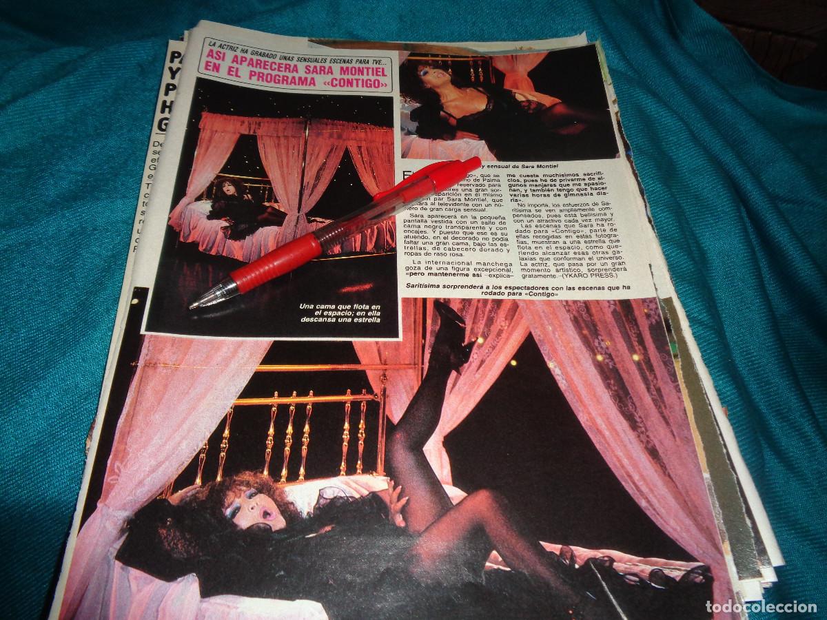 Coleccionismo de Revista Diez Minutos: RECORTE : ASI APARECERA SARA MONTIEL EN EL PROGRAMA &rdquo;CONTIGO&rdquo;. DIEZ MINUTOS, JULIO 1988