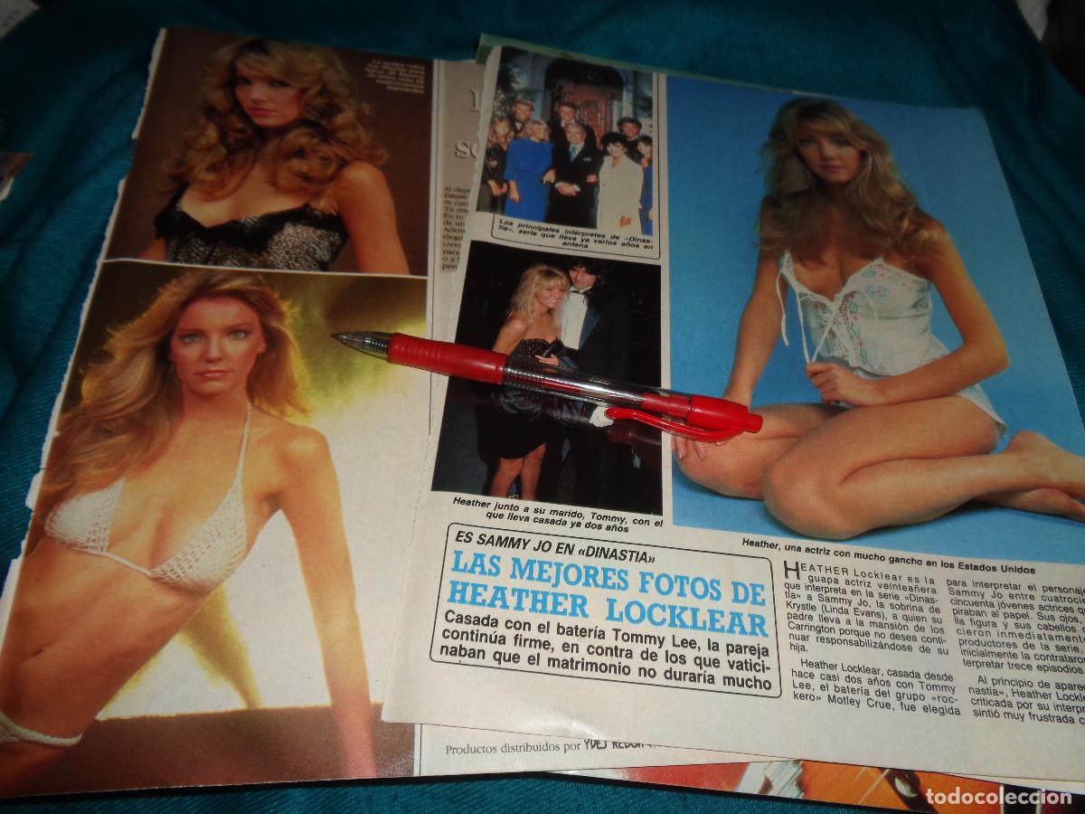 Coleccionismo de Revista Diez Minutos: RECORTE : HEATHER LOCKLEAR, SAMMY JO, EN DINASTIA .DIEZ MINUTOS, JULIO 1988