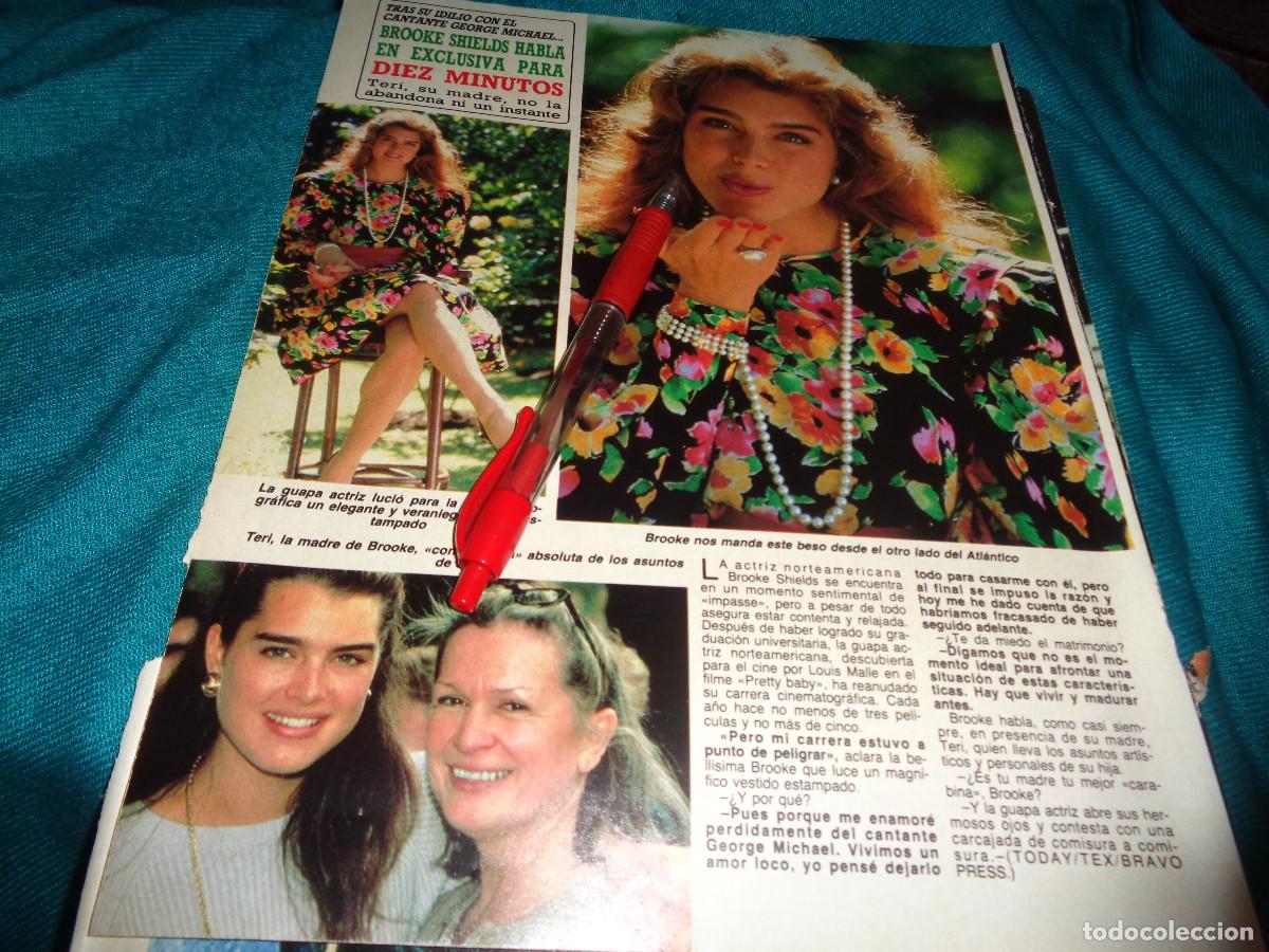 Coleccionismo de Revista Diez Minutos: RECORTE : BROOKE SHIELDS .DIEZ MINUTOS, JULIO 1988