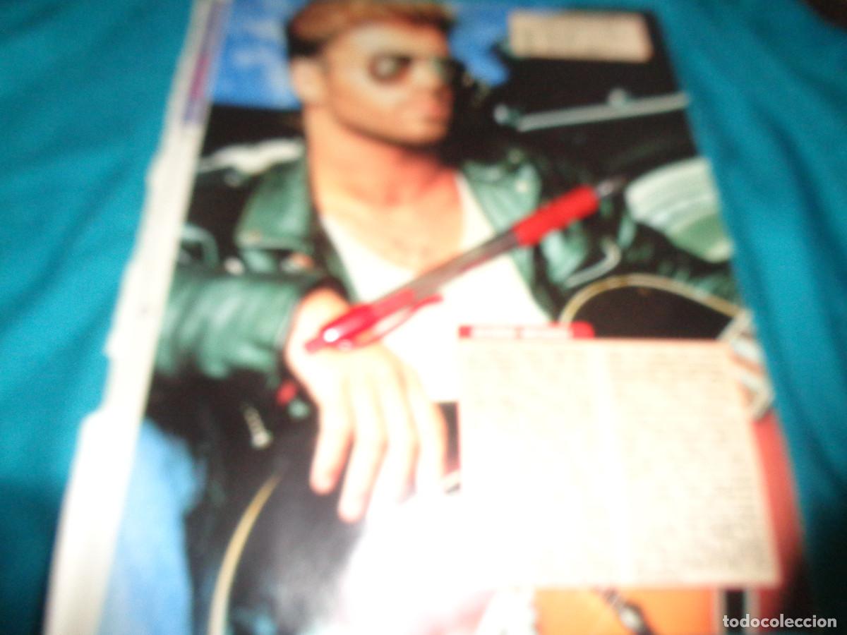 Coleccionismo de Revista Diez Minutos: RECORTE : GEORGE MICHAEL ,FICHA LPS .DIEZ MINUTOS, JULIO 1988