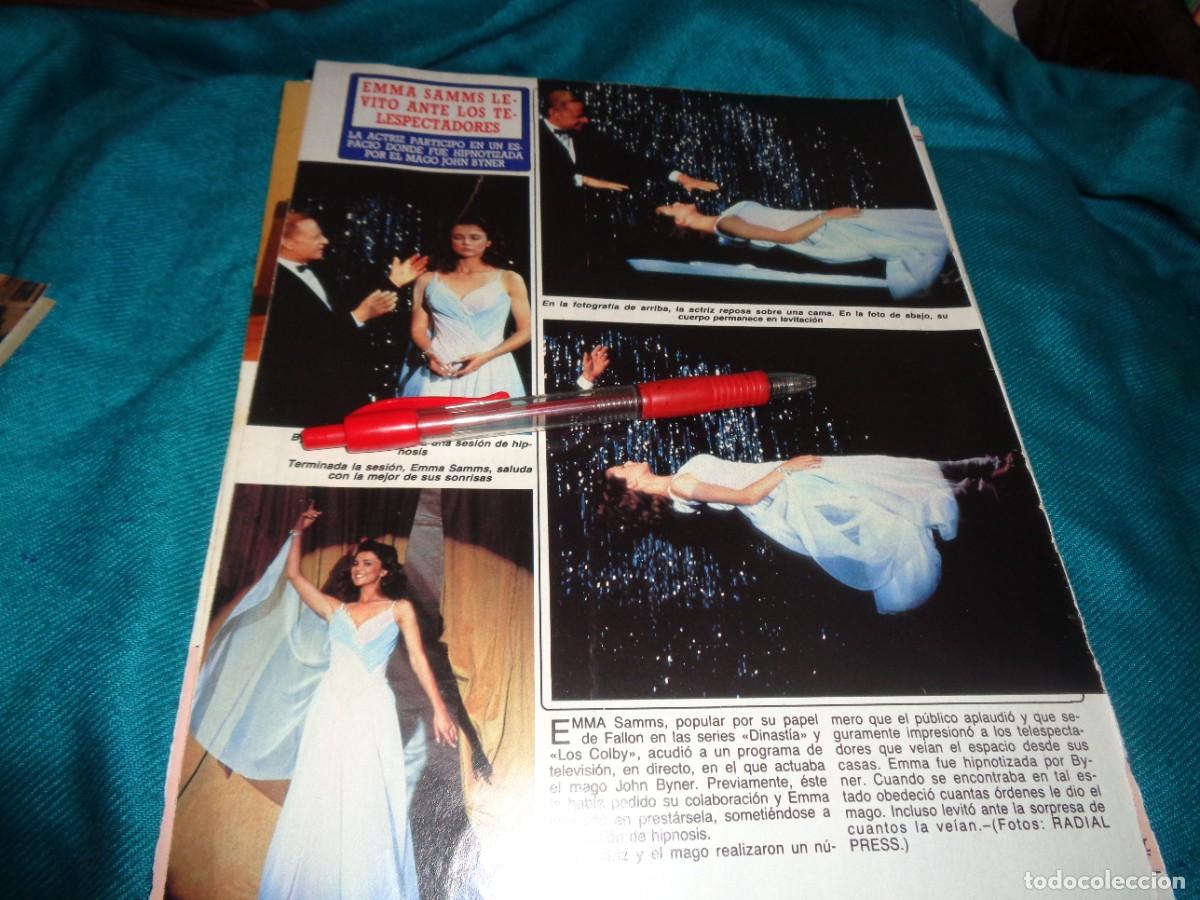 Collectionnisme de Magazine Diez Minutos: RECORTE : INMA DE SANTIS, EN ESPECTACULO DE MAGIA. DIEZ MINUTOS, NOVBR 1988